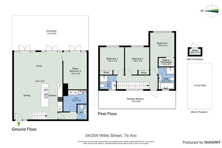 Photo of property in Augusta Apartments, 34/254 Willis Street, Te Aro, Wellington, 6011