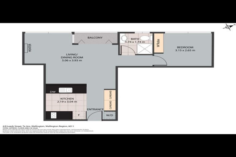 Photo of property in Hannahs Corner, 4/8 Leeds Street, Te Aro, Wellington, 6011