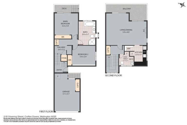 Photo of property in 2/10 Downing Street, Crofton Downs, Wellington, 6035
