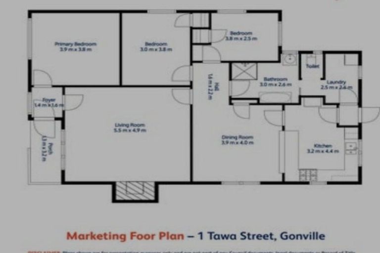 Photo of property in 1 Tawa Street, Gonville, Whanganui, 4501