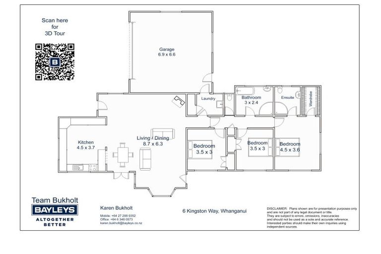 Photo of property in 6 Kingston Way, Otamatea, Whanganui, 4500