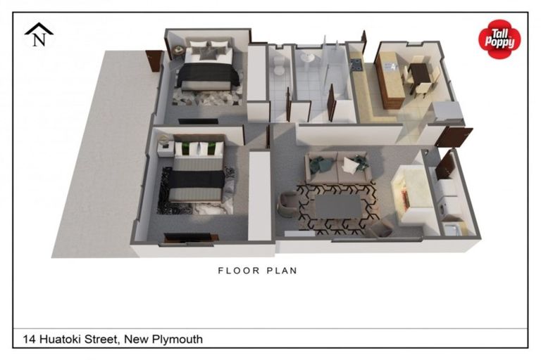 Photo of property in 14 Huatoki Street, Vogeltown, New Plymouth, 4310