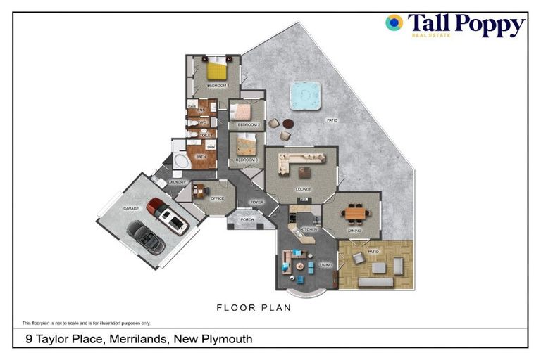 Photo of property in 9 Taylor Place, Merrilands, New Plymouth, 4312