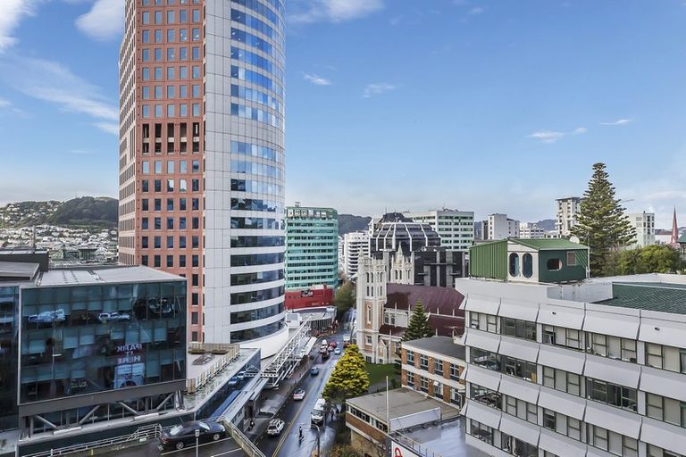 Photo of property in Sirocco Apartments, 607/8 Church Street, Wellington Central, Wellington, 6011