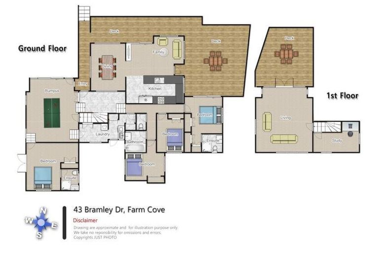 Photo of property in 43 Bramley Drive, Farm Cove, Auckland, 2012