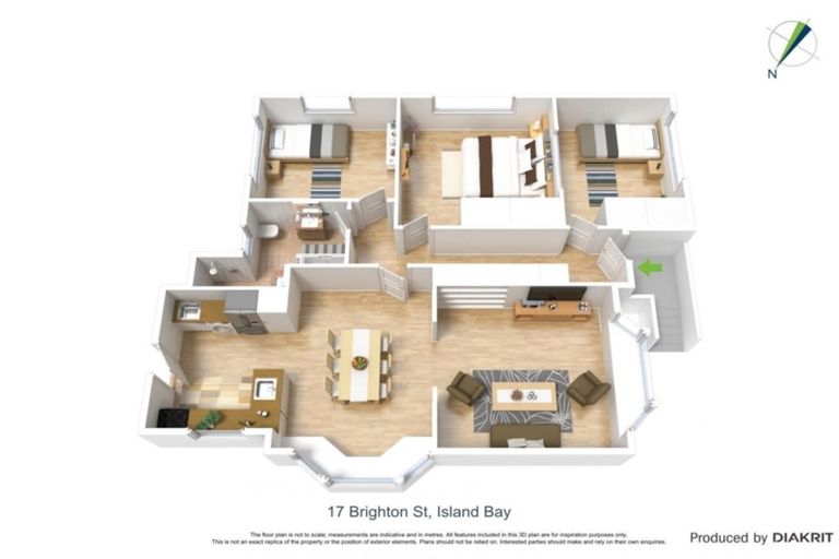 Photo of property in 17 Brighton Street, Island Bay, Wellington, 6023