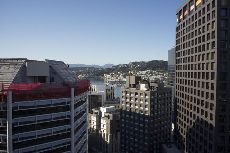 Photo of property in Terrace Heights Apartments, 12c/163 The Terrace, Wellington Central, Wellington, 6011