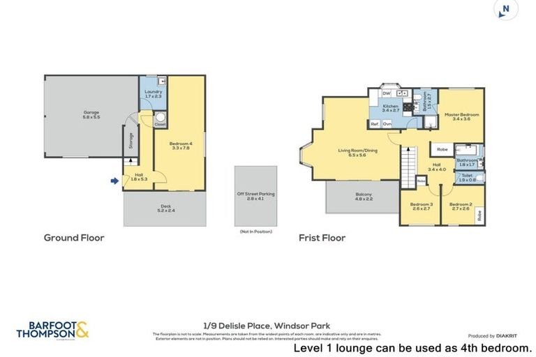 Photo of property in 1/9 Delisle Place, Windsor Park, Auckland, 0632