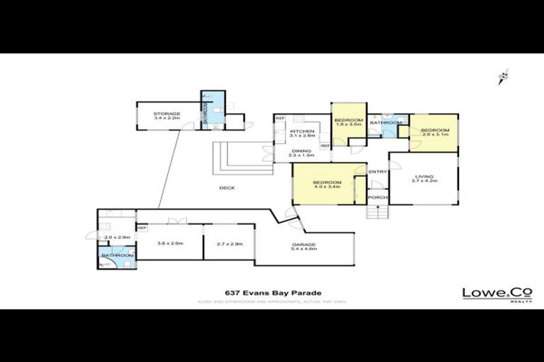 Photo of property in 637 Evans Bay Parade, Kilbirnie, Wellington, 6022