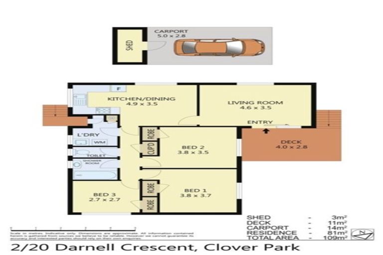 Photo of property in 2/20 Darnell Crescent, Clover Park, Auckland, 2019