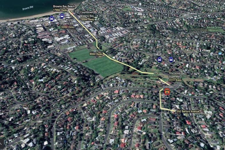 Photo of property in 2/92 Sartors Avenue, Browns Bay, Auckland, 0630