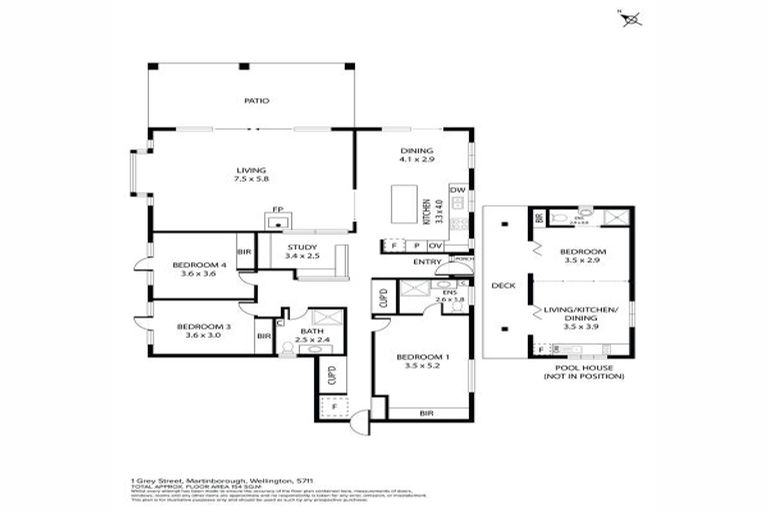 Photo of property in 1 Grey Street, Martinborough, 5711