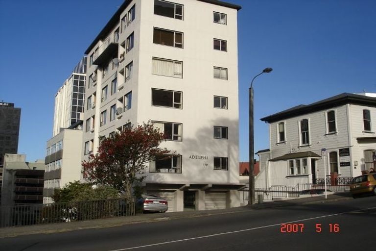 Photo of property in Adelphi Apartments, 183 The Terrace, Wellington Central, Wellington, 6011