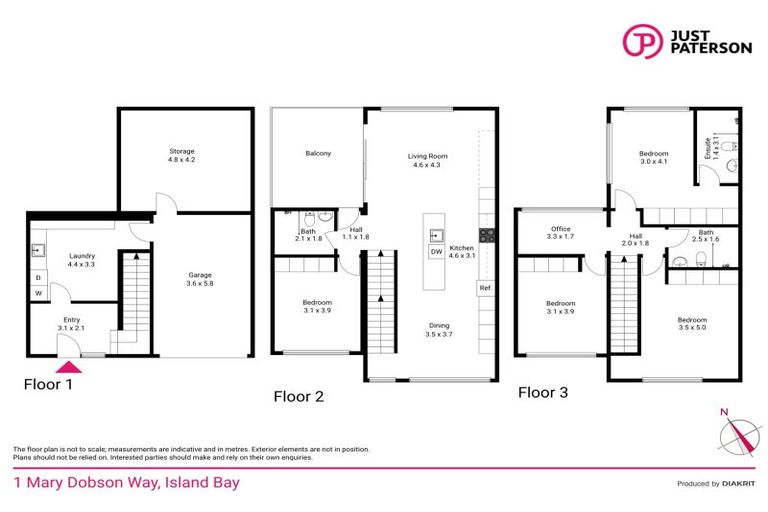 Photo of property in 1 Mary Dobson Way, Island Bay, Wellington, 6023