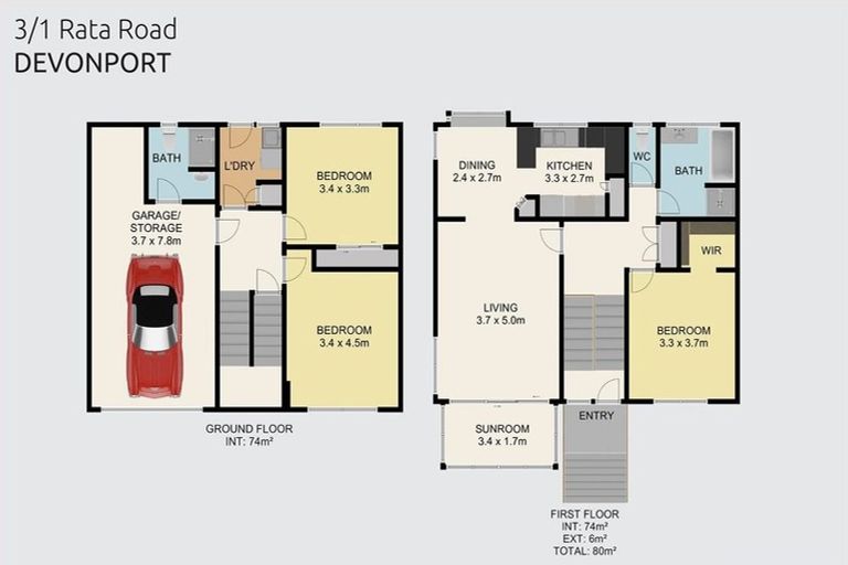 Photo of property in 3/1 Rata Road, Devonport, Auckland, 0624