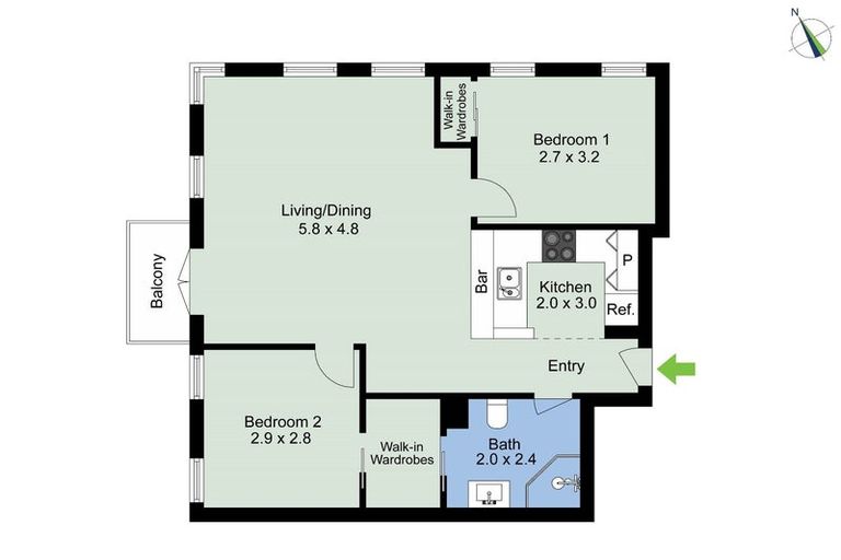 Photo of property in Terrace Heights Apartments, 4b/163 The Terrace, Wellington Central, Wellington, 6011