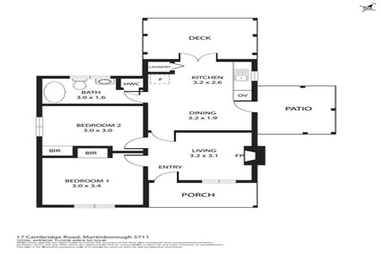 Photo of property in 17 Cambridge Road, Martinborough, 5711