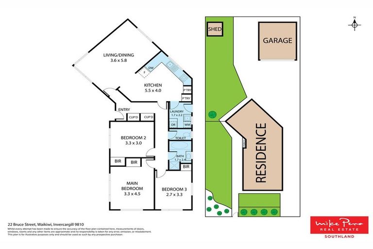 Photo of property in 22 Bruce Street, Waikiwi, Invercargill, 9810