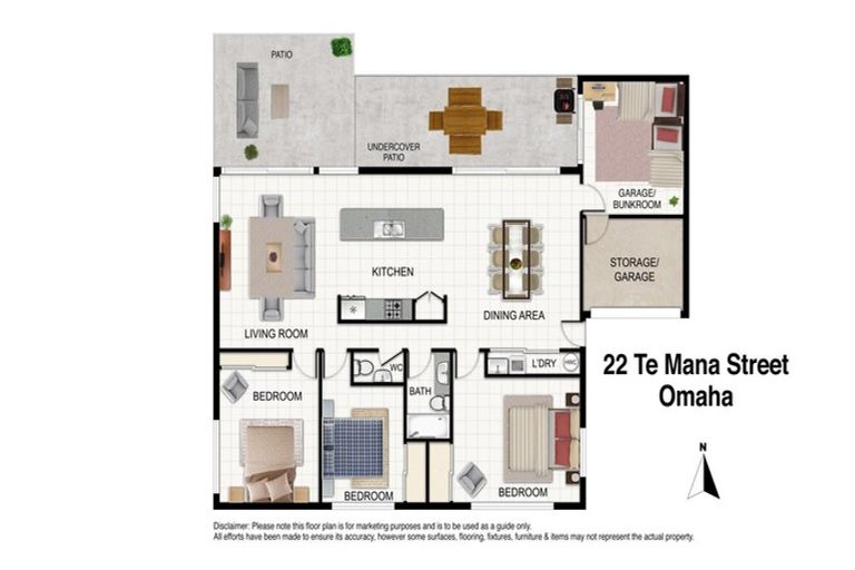 Photo of property in 22 Te Mana Street, Omaha, 0986