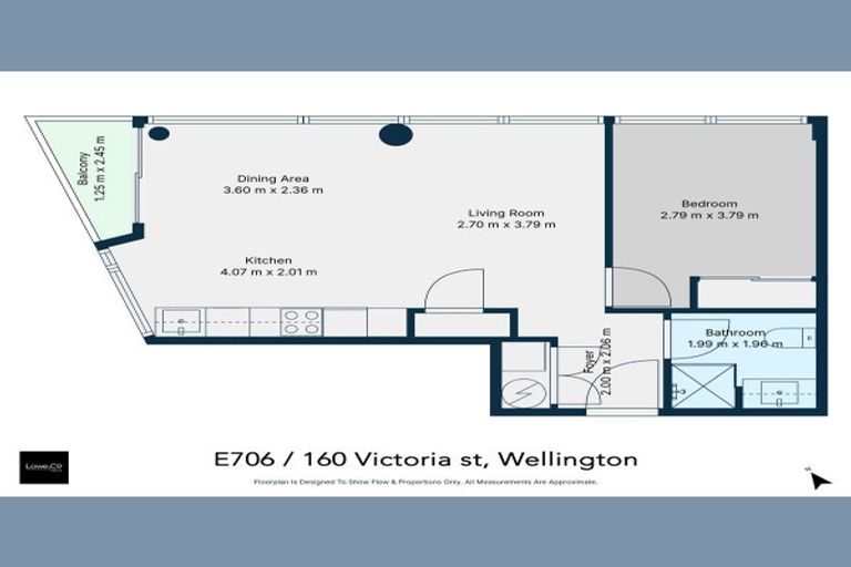Photo of property in Pinnacle Apartments, E706/160 Victoria Street, Te Aro, Wellington, 6011