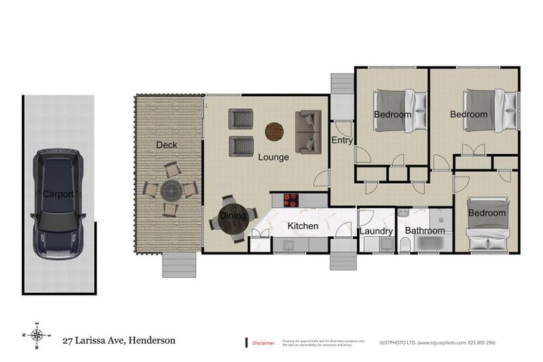 Photo of property in 27 Larissa Avenue, Henderson, Auckland, 0610