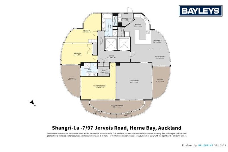 Photo of property in Shangri La Apartments, 7/97 Jervois Road, Herne Bay, Auckland, 1011