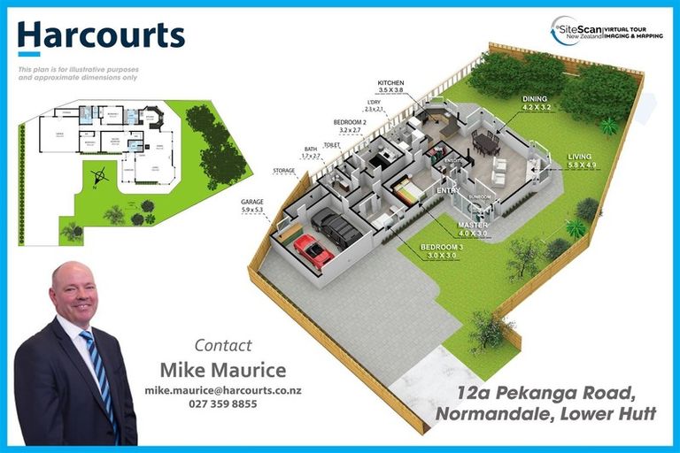 Photo of property in 12a Pekanga Road, Normandale, Lower Hutt, 5010