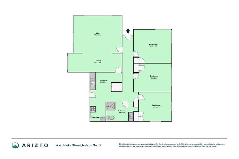 Photo of property in 6 Motueka Street, Nelson South, Nelson, 7010