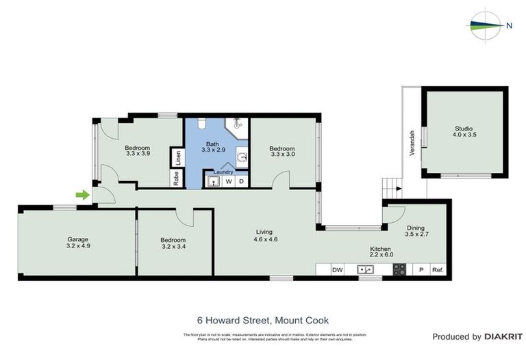 Photo of property in 6 Howard Street, Mount Cook, Wellington, 6021