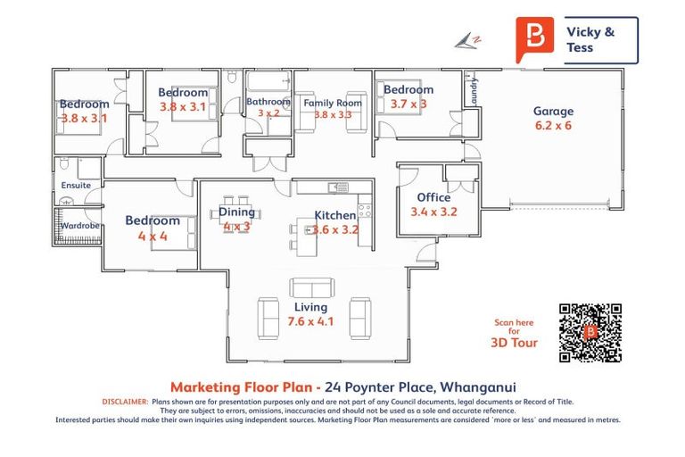 Photo of property in 24 Poynter Place, Gonville, Whanganui, 4501