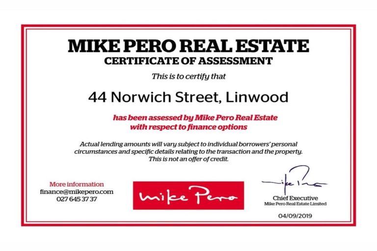 Photo of property in 44 Norwich Street, Linwood, Christchurch, 8062