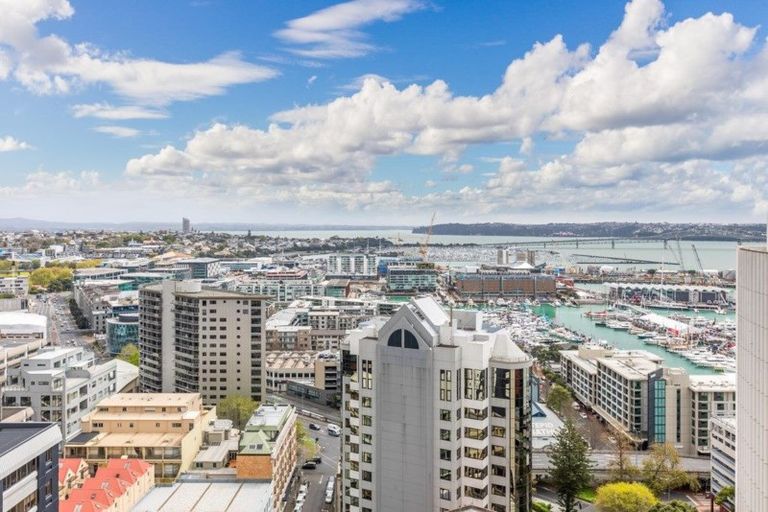 Photo of property in Quay West Apartments, 2301/8 Albert Street, Auckland Central, Auckland, 1010