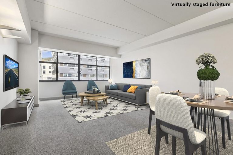 Photo of property in Gerondis Bldg Apartments, 312/60 Willis Street, Wellington Central, Wellington, 6011