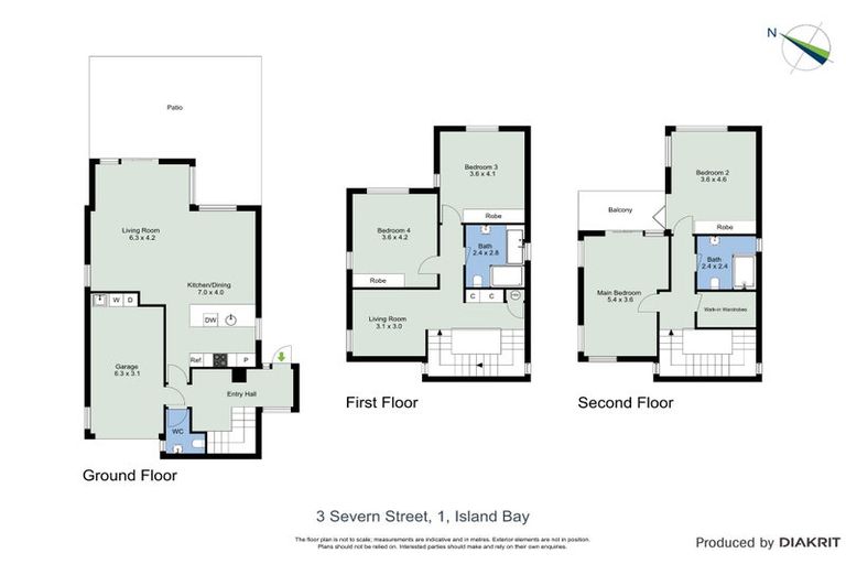 Photo of property in 1/3 Severn Street, Island Bay, Wellington, 6023