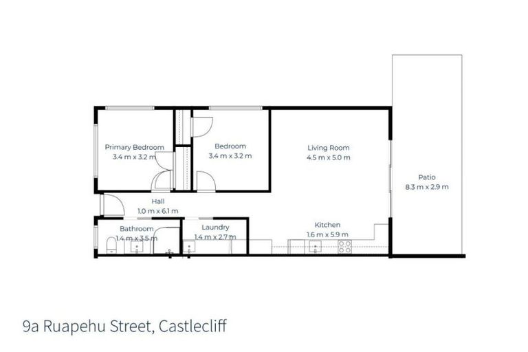 Photo of property in 9 Ruapehu Street, Castlecliff, Whanganui, 4501