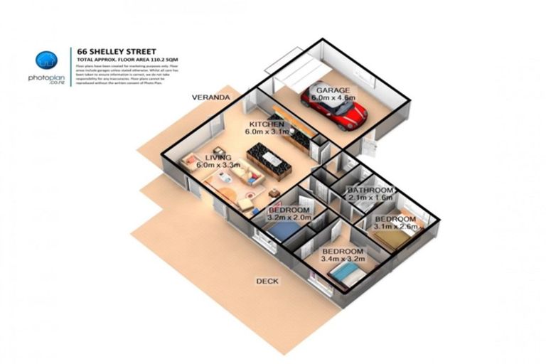 Photo of property in 66 Shelley Street, Leamington, Cambridge, 3432