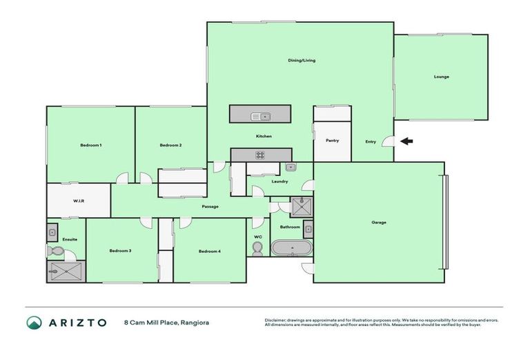 Photo of property in 8 Cam Mill Place, Rangiora, 7400