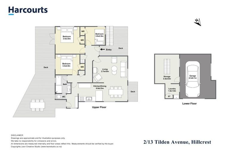 Photo of property in 2/13 Tilden Avenue, Hillcrest, Auckland, 0627