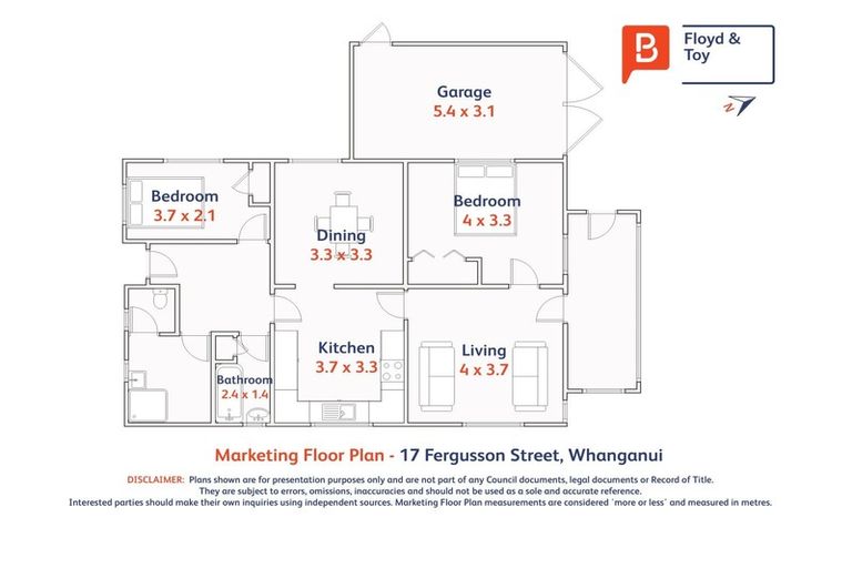 Photo of property in 17 Fergusson Street, Springvale, Whanganui, 4501