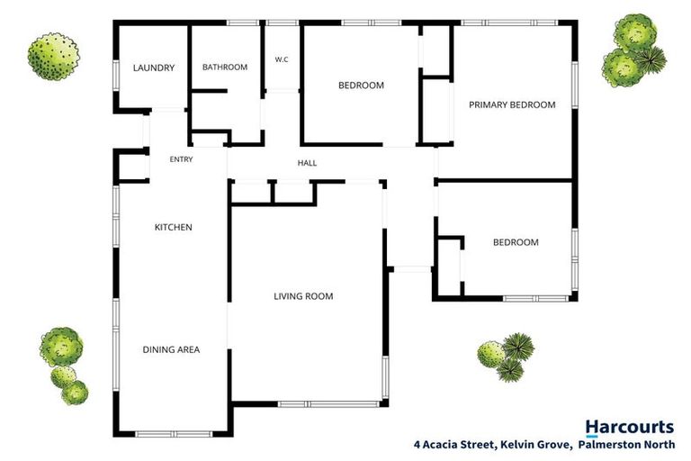 Photo of property in 4 Acacia Street, Kelvin Grove, Palmerston North, 4414