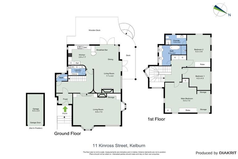 Photo of property in 11 Kinross Street, Kelburn, Wellington, 6012