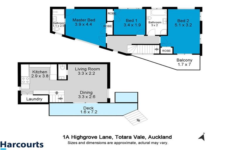 Photo of property in 1a Highgrove Lane, Totara Vale, Auckland, 0632