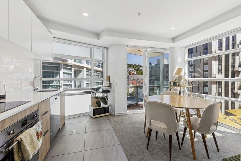 Photo of property in Pinnacle Apartments, E706/160 Victoria Street, Te Aro, Wellington, 6011