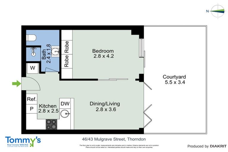 Photo of property in St Pauls Apartments, 46/43 Mulgrave Street, Thorndon, Wellington, 6011