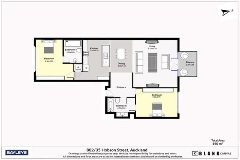 Photo of property in The Heritage Hotel Apartments, 802/35 Hobson Street, Auckland Central, Auckland, 1010
