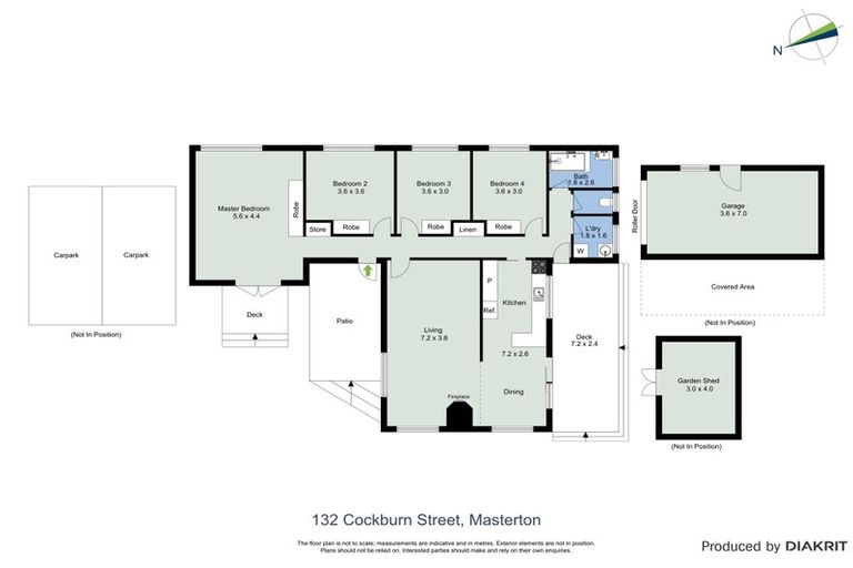 Photo of property in 132 Cockburn Street, Kuripuni, Masterton, 5810