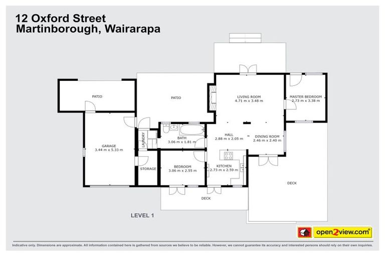Photo of property in 12a Oxford Street, Martinborough, 5711