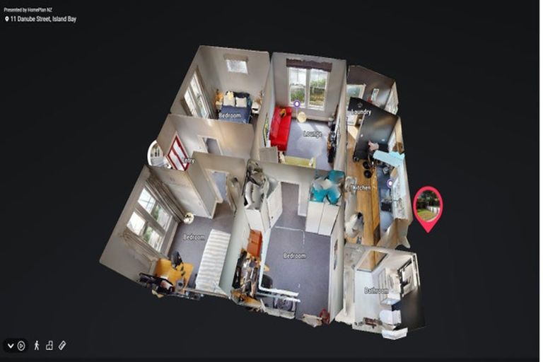 Photo of property in 11 Danube Street, Island Bay, Wellington, 6023