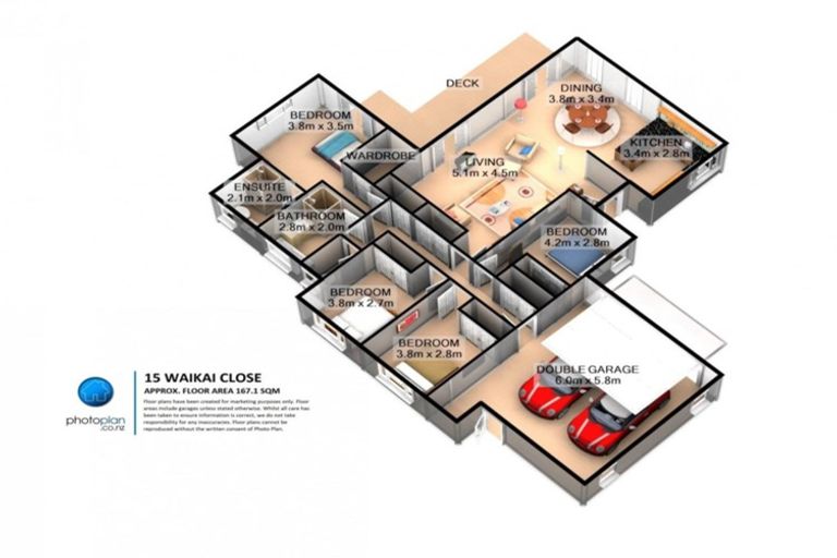 Photo of property in 15 Waikai Close, Ruakura, Hamilton, 3214