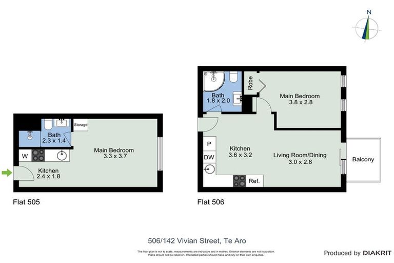 Photo of property in Dual Apartments, 506/142 Vivian Street, Te Aro, Wellington, 6011